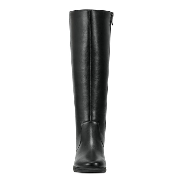 Easy Spirit Yumi Casual Tall Wedge Boots Black