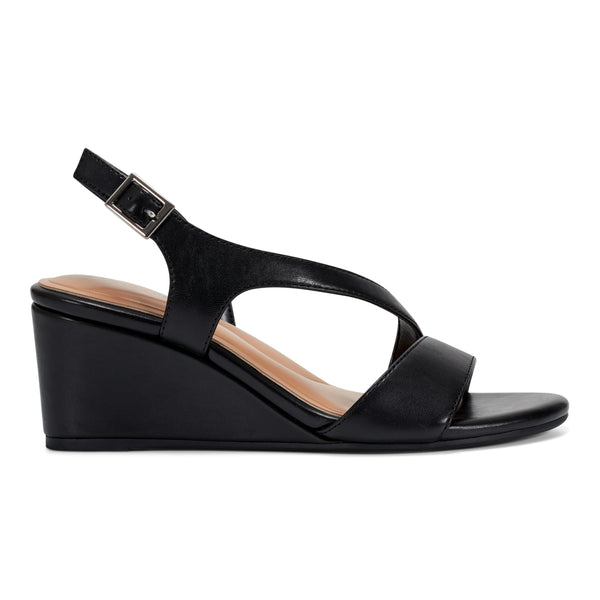 Easy Spirit Zoe Wedge Sandals Black