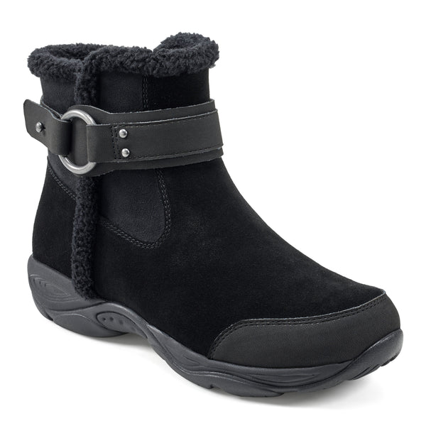 easy spirit Elinor Cold Weather Booties Black Suede