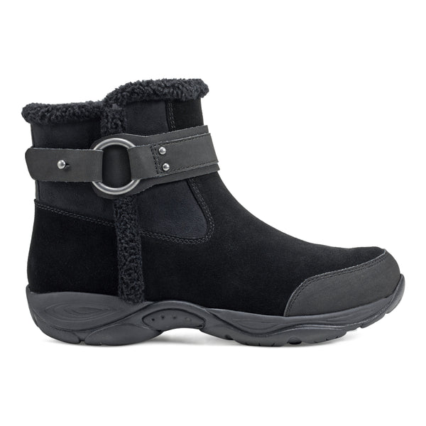 Easy Spirit Elinor Cold Weather Booties Black Suede