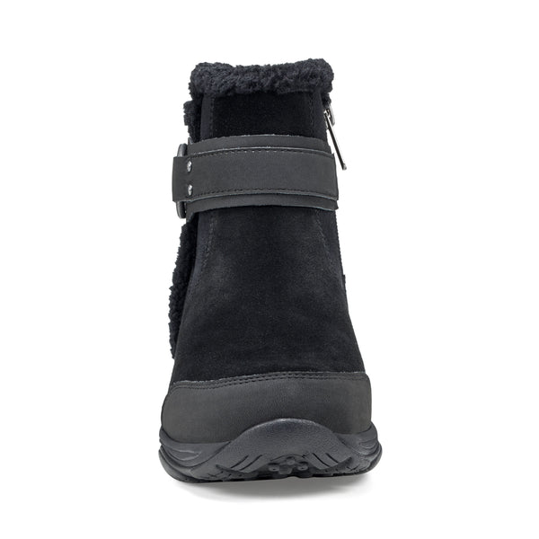 Easy Spirit Elinor Cold Weather Booties Black Suede