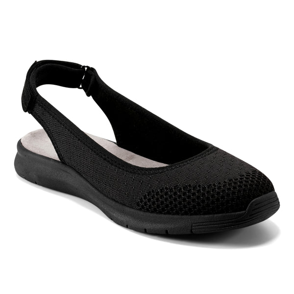 easy spirit Gracee Slingback Walking Shoes Black/Black