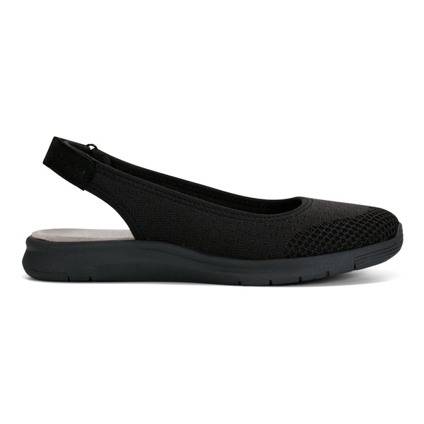 Easy Spirit Gracee Slingback Walking Shoes Black/Black