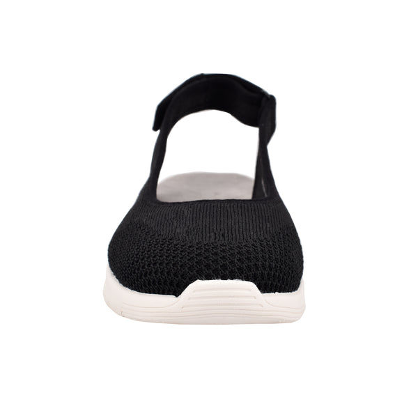Easy Spirit Gracee Slingback Walking Shoes Black Knit