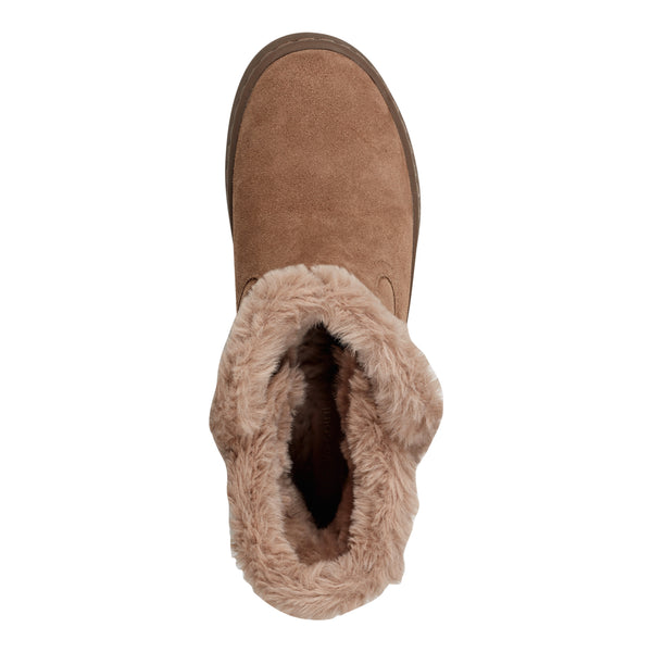 Easy Spirit Graye Cold Weather Booties Light Brown Suede