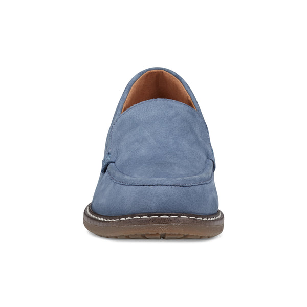Easy Spirit Jaylin Casual Loafers Medium Blue Leather