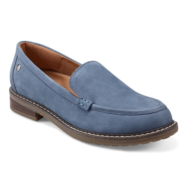 easy spirit Jaylin Casual Loafers Medium Blue Leather