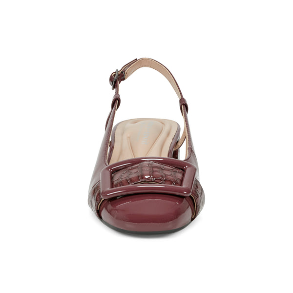 Easy Spirit Jola Slingback Pumps Red Patent Leather