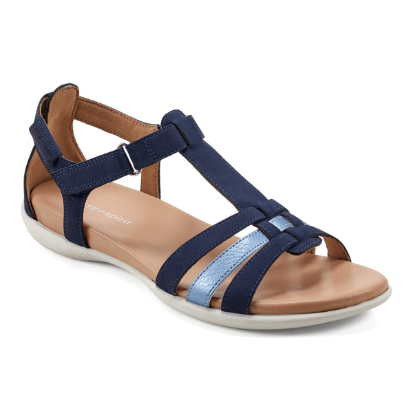 easy spirit Leia Adjustable Ankle Strap Sandals Navy