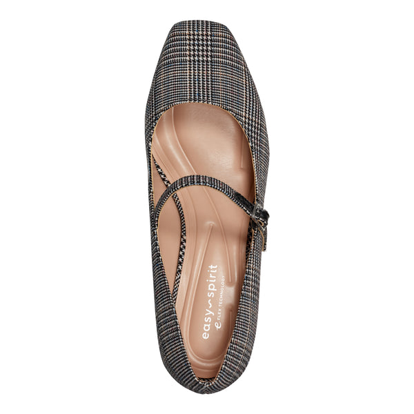 Easy Spirit Marlay Mary Jane Pumps Black Multi Plaid