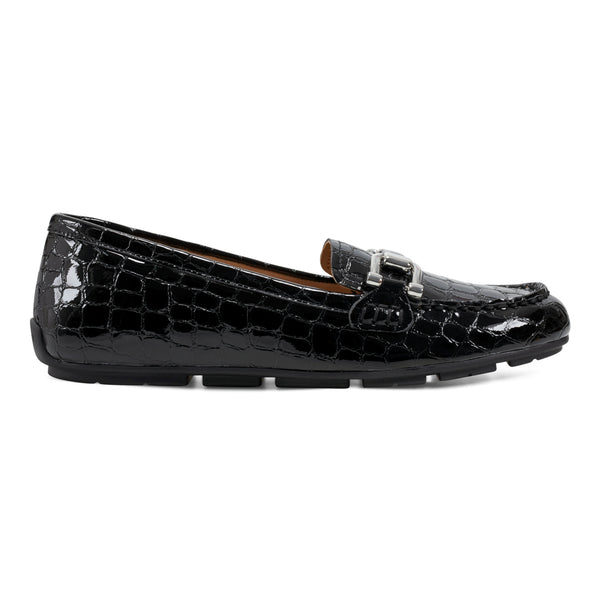 Easy Spirit Megan Casual Loafers Black Patent Croco