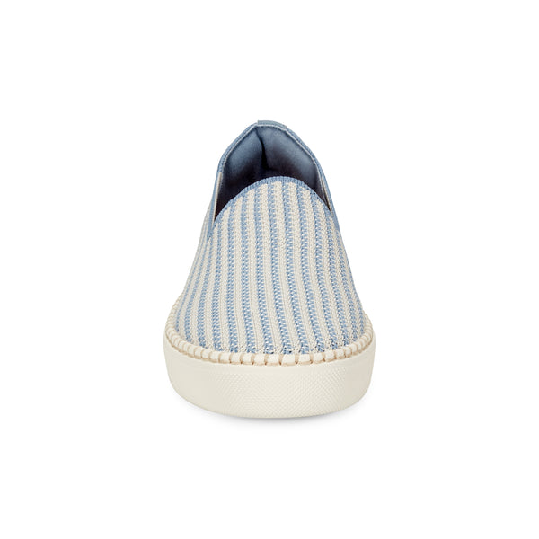 Easy Spirit Presley Casual Slip On Flats Blue/Cream Stripe