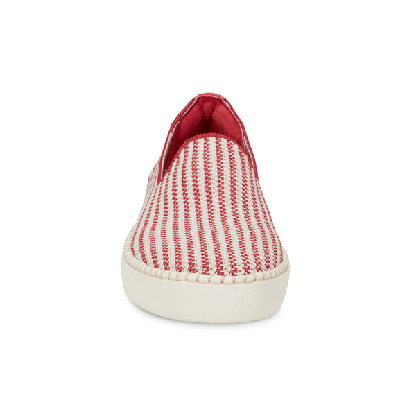 Easy Spirit Presley Casual Slip On Flats Red/Cream Stripe