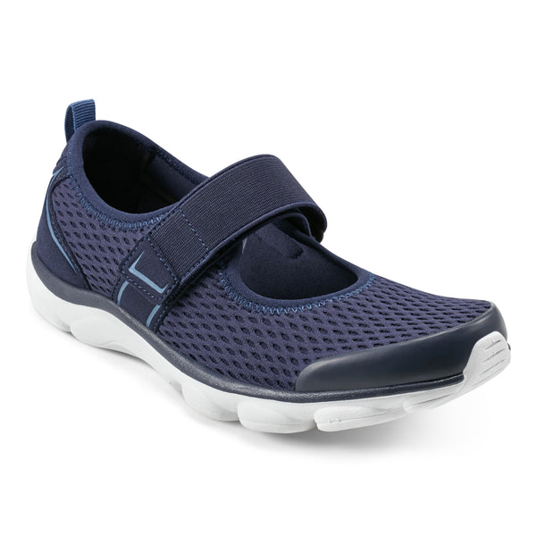 easy spirit Realive Mary Jane Walking Shoes Navy Mesh