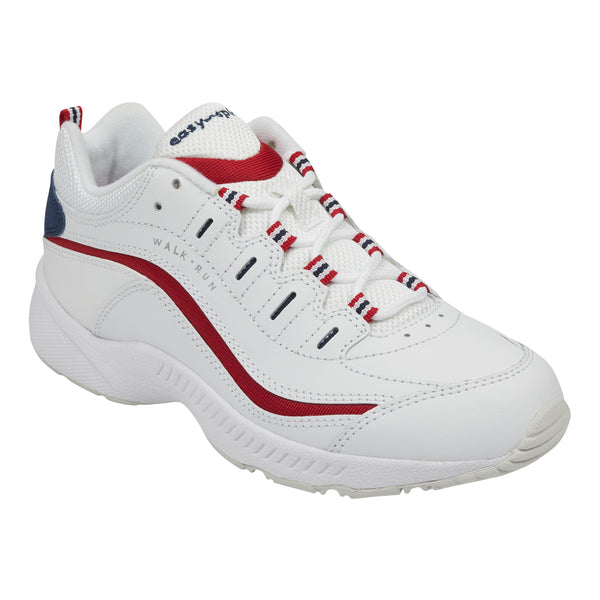 easy spirit Romy Leather Walking Shoes Red/White/Blue