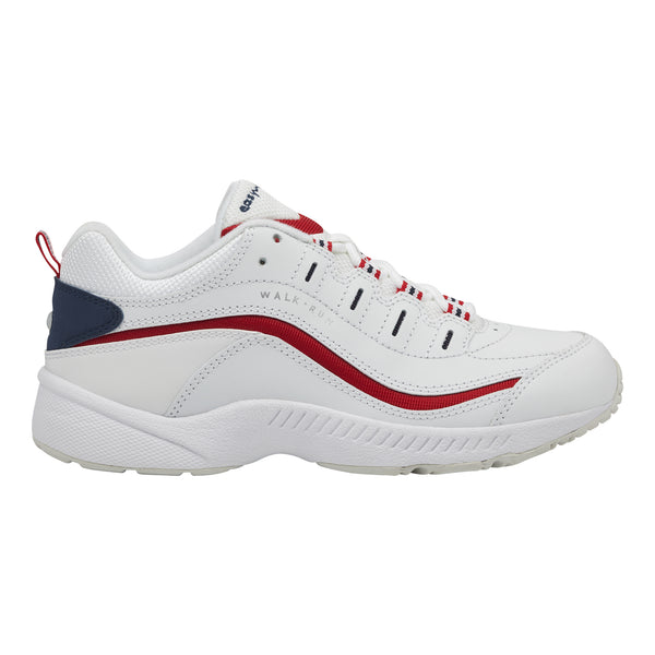 Easy Spirit Romy Leather Walking Shoes Red/White/Blue