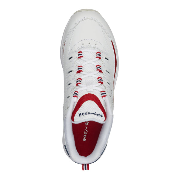 Easy Spirit Romy Leather Walking Shoes Red/White/Blue