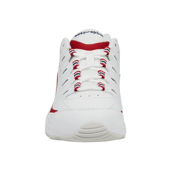 Easy Spirit Romy Leather Walking Shoes Red/White/Blue