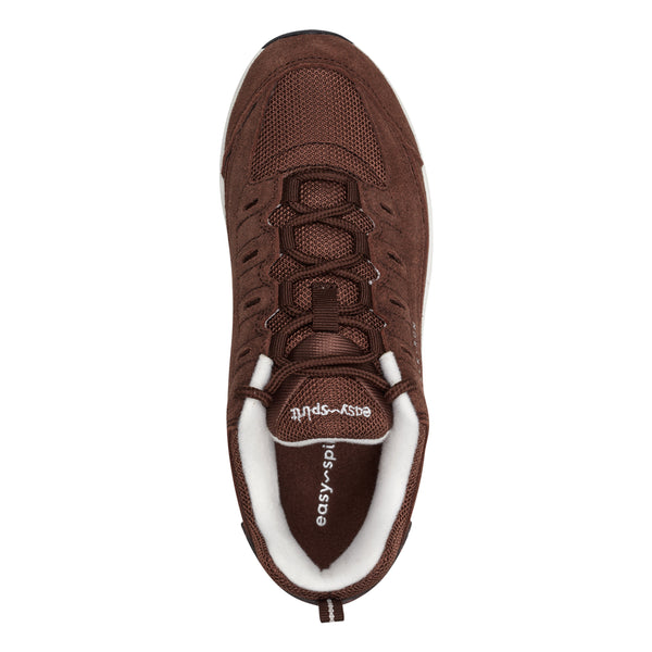 Easy Spirit Romy Walking Shoes Chocolate Brown Suede