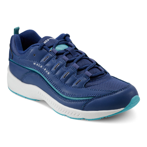easy spirit Romy Walking Shoes Navy/Light Blue Leather