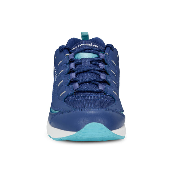 Easy Spirit Romy Walking Shoes Navy/Light Blue Leather