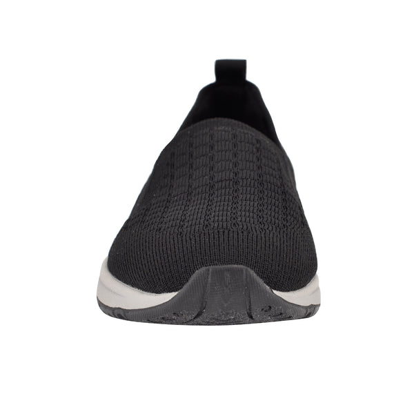 Easy Spirit Tech Eco Slip On Sneakers Black Recycled Knit