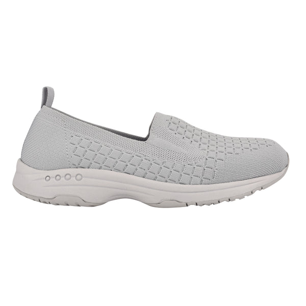 Easy Spirit Tech Eco Slip On Sneakers Grey Recycled Knit