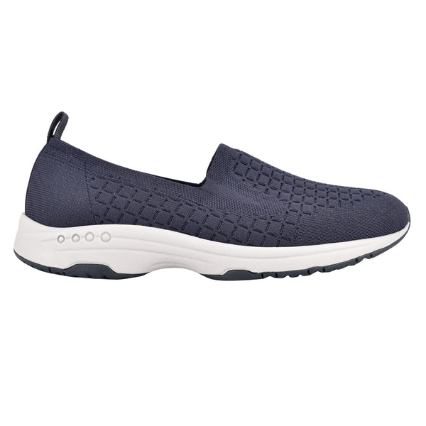 Easy Spirit Tech Eco Slip On Sneakers Navy Recycled Knit