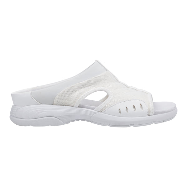 Easy Spirit Traciee Slip On Sandals White Multi Fabric
