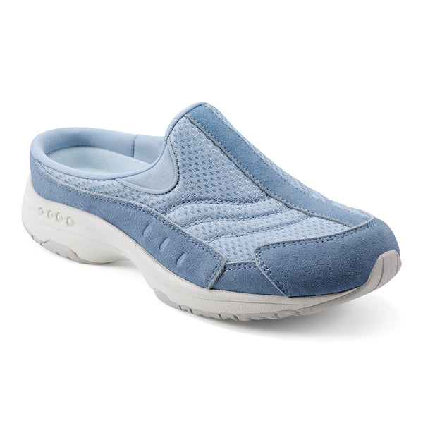 easy spirit Traveltime Clogs Light Celestial Blue Mesh
