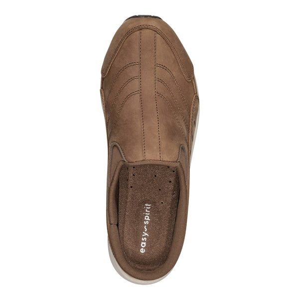 Easy Spirit Traveltime Clogs Medium Natural Leather