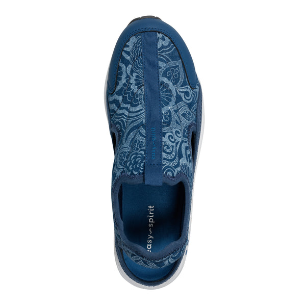 Easy Spirit Trina Slip On Walking Shoes Denim Floral