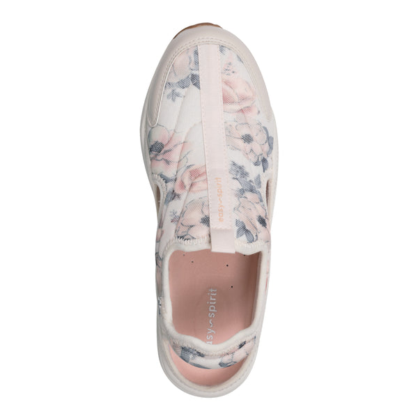 Easy Spirit Trina Slip On Walking Shoes Ivory Floral