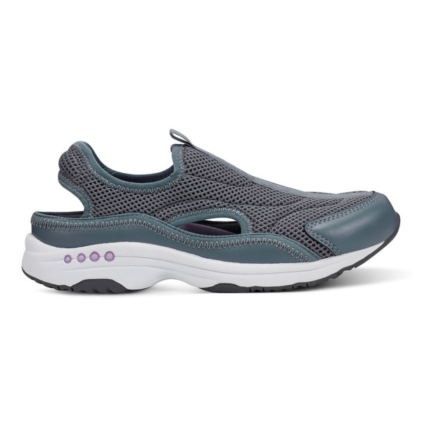 Easy Spirit Trina Slip On Walking Shoes Medium Grey